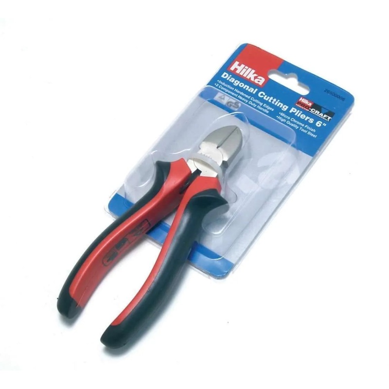 Hilka Plier Soft Grip Handles Pro Craft 6 (150mm) Diag Cutters
