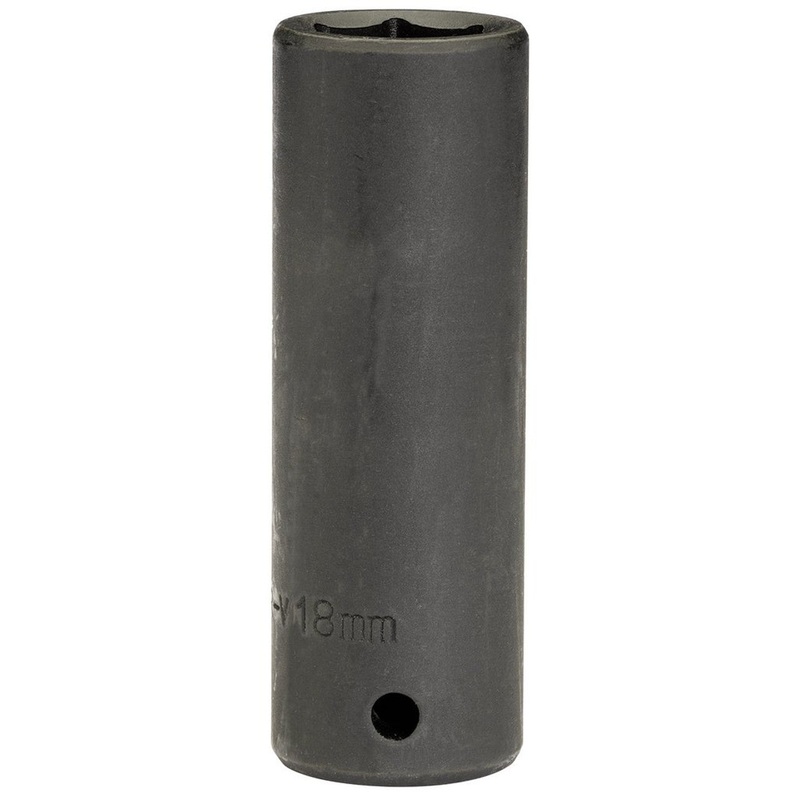 Draper 14102 Deep Impact Socket, 1/2 Sq. Dr., 18mm