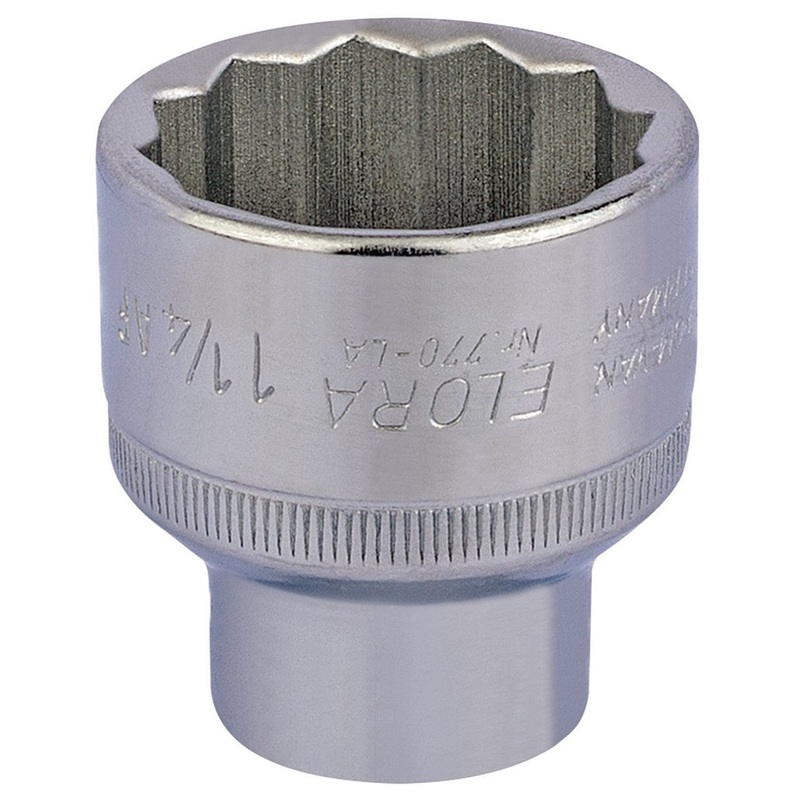 Draper 24517 1.1/4 AF Bi-Hex Socket 1/2 Dr