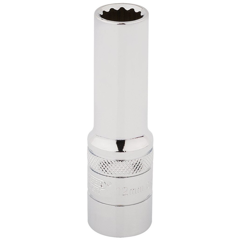 Draper 33731 HI-TORQ 12 Point Deep Socket, 1/2 Sq. Dr., 12mm