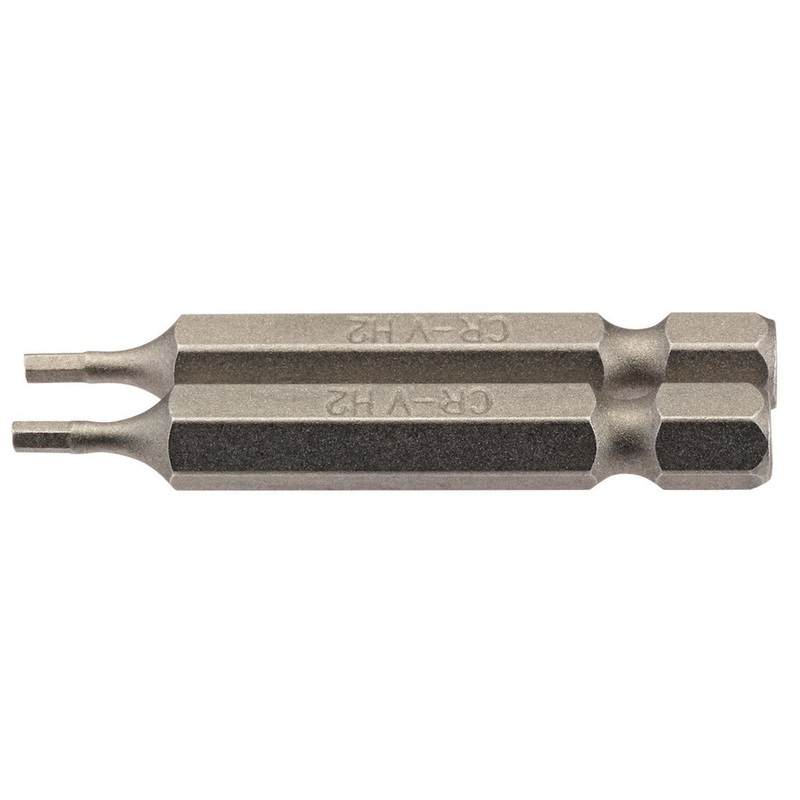 Draper 64244 Hexagonal Insert Bit, 2mm, 1/4 Hex, 50mm Long (Pack of 2)