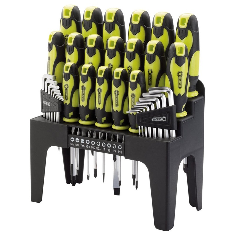Draper 78619 44Pc Screwdriver, Hex Key & Bit Set