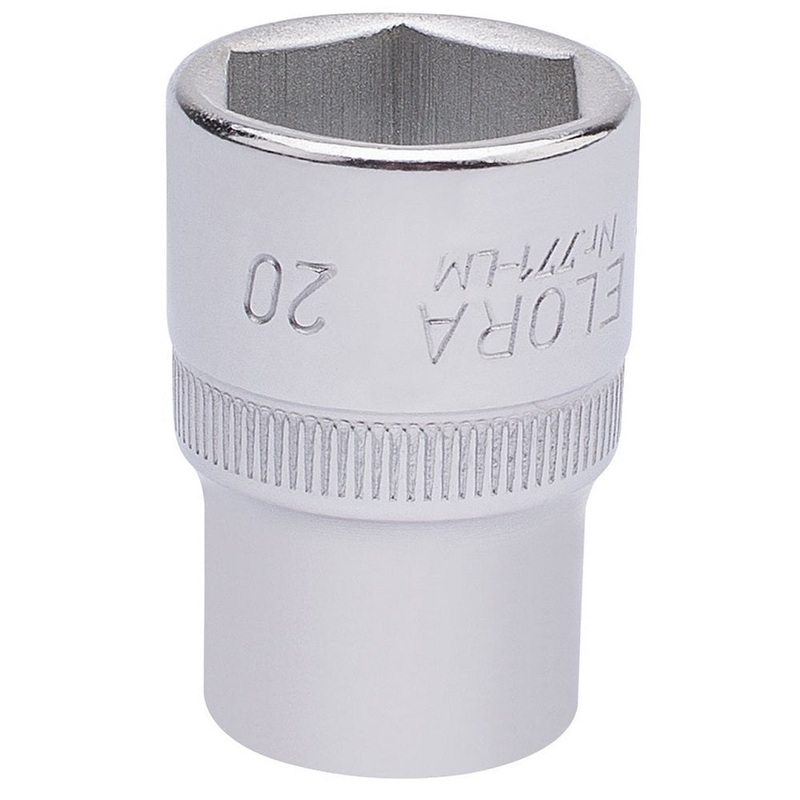 Draper 15309 20mm Hexagon Socket 1/2 Drive