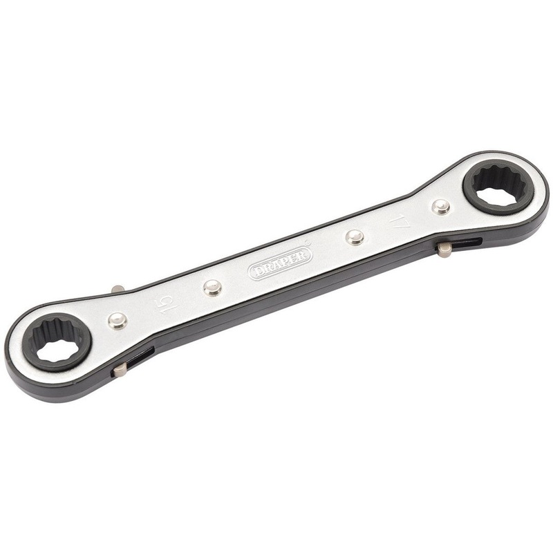 Draper 31996 15X17mm Ratchet Ring Spanner