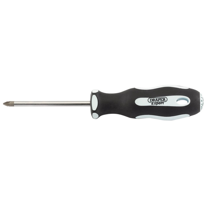 Draper 34994 PZ TYPE Soft Grip Screwdriver, No.1 x 75mm