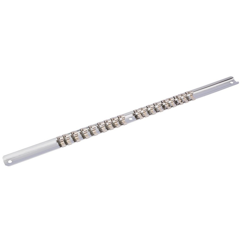 Draper 50548 Retaining Bar, 1/4 Sq. Dr., 400mm, 18 Clips