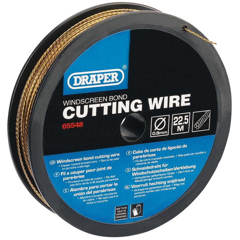 Draper 65548 Stainless Steel Braided Wire for Wire Feeder/Starter – 0.8mm, 22.5M