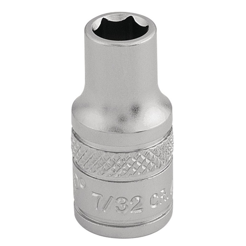 Draper 16518 Imperial Socket, 1/4 Sq. Dr., 7/32