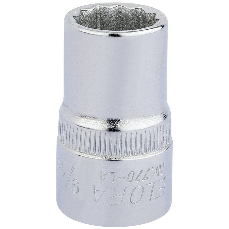 Draper 24369 9/16 AF Bi-Hex Socket 1/2 Dr