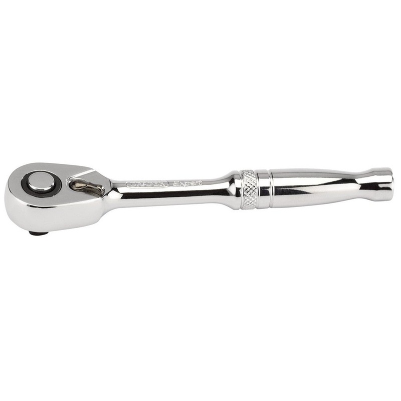 Draper 26505 Expert 72 Tooth Reversible Ratchet, 1/4 Sq. Dr.