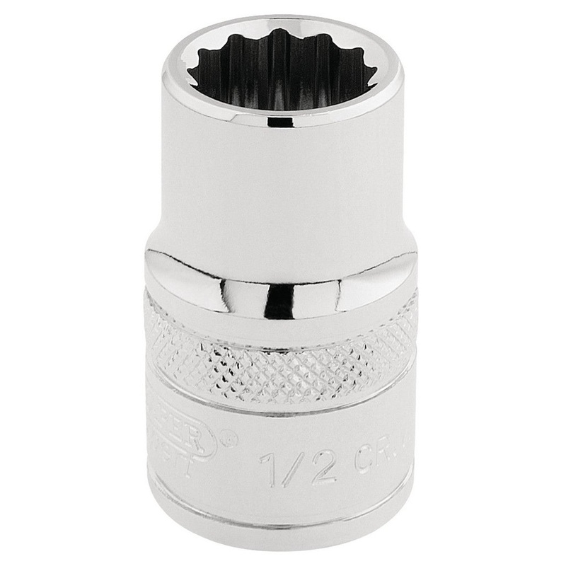 Draper 33608 HI-TORQ 12 Point Socket, 1/2 Sq. Dr., 1/2