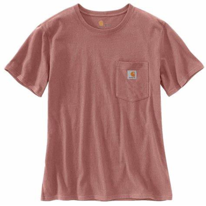 Carhartt 105740 Women’s Lightweight Short Sleeve Crewneck T-Shirt, Cherry Blossom