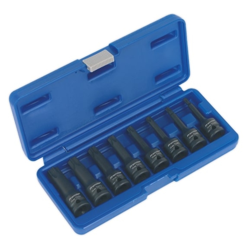 Sealey AK5602 8pc 1/2Sq Drive TRX-Star Impact Socket Bit Set