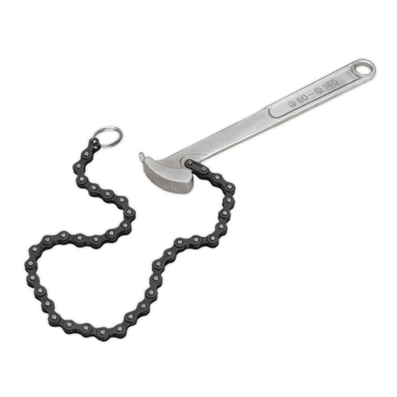 Sealey AK6409 60-140mm Oil Filter Chain Wrench