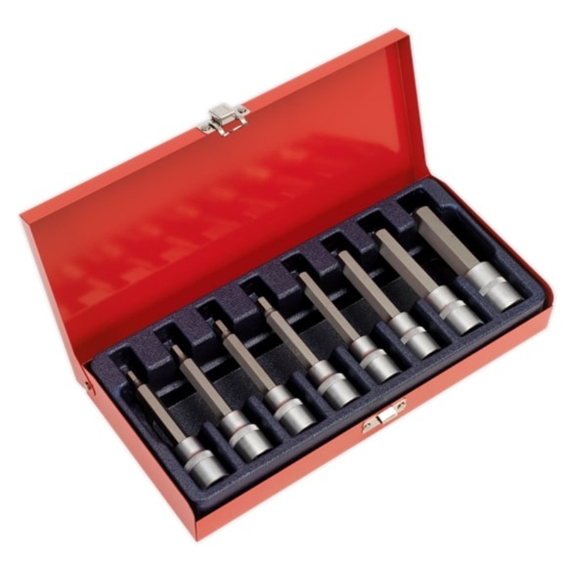 Sealey AK9310 8pc 1/2Sq Drive Hex Socket Bit Set