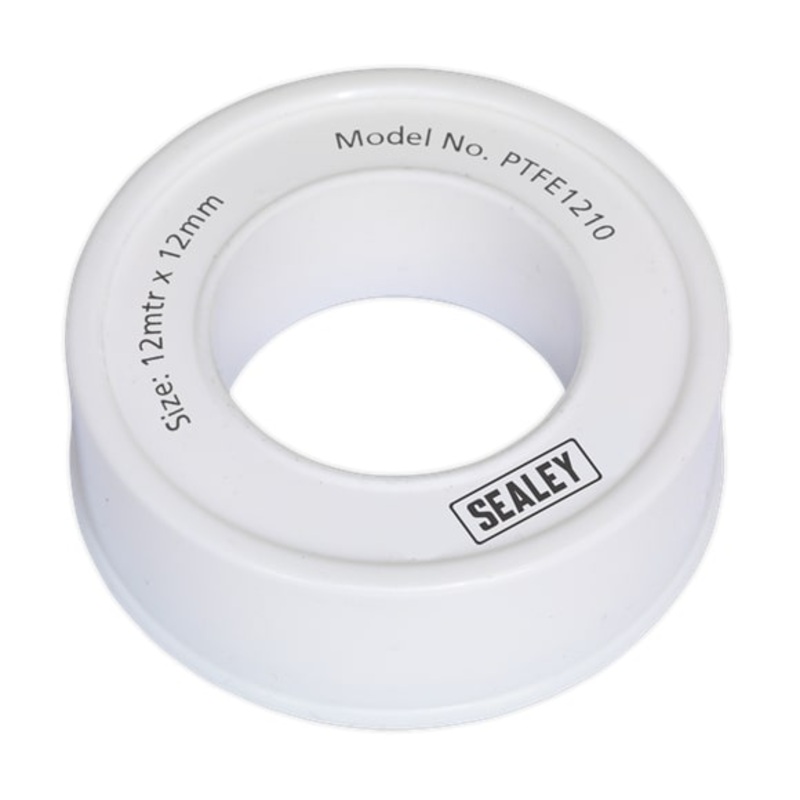Sealey PTFE1210 PTFE Thread Sealing Tape – Pack of 10