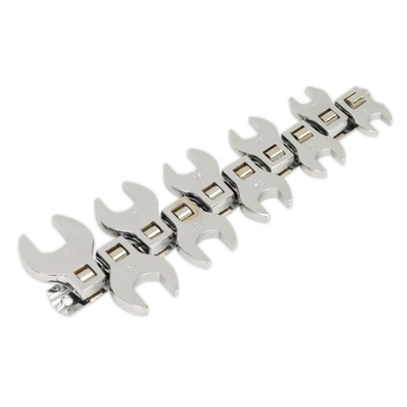 Sealey S0866 10pc 3/8Sq Drive Open-End Crow’s Foot Spanner Set