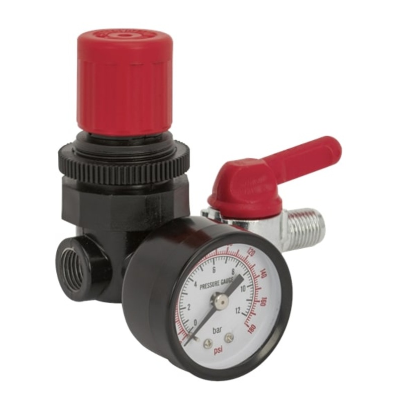 Sealey SA5/RG/14 Air Regulator 1/4BSP Female – 1/4BSP Male