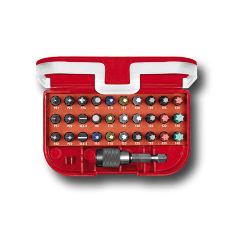 Gedore Carolus 2251175 Bit-Box Bicolor 1/4 31 Pcs