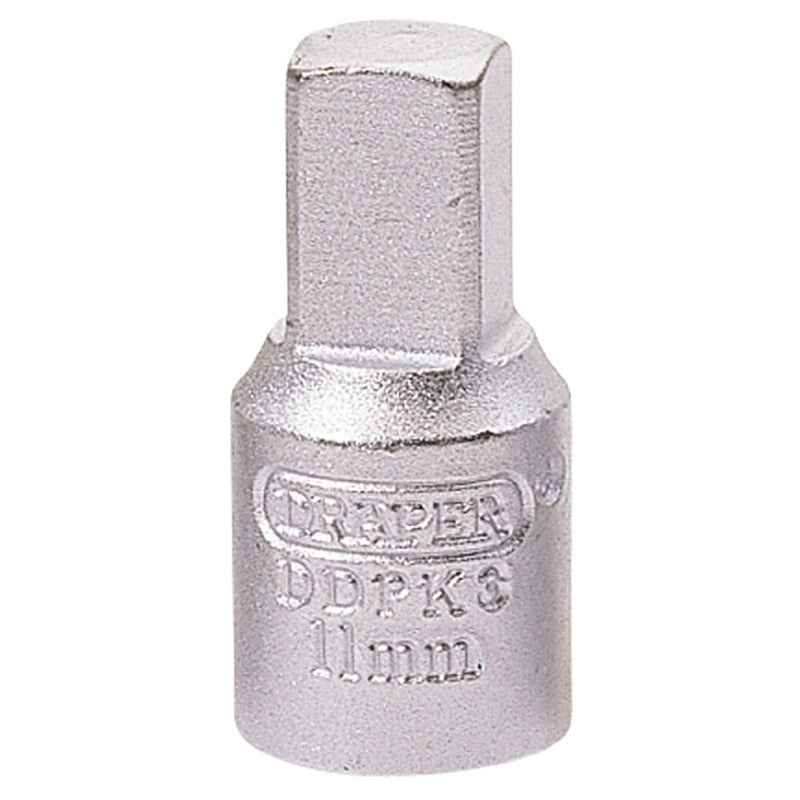Draper 38322 11mm Square 3/8 Sq. Dr. Drain Plug Key