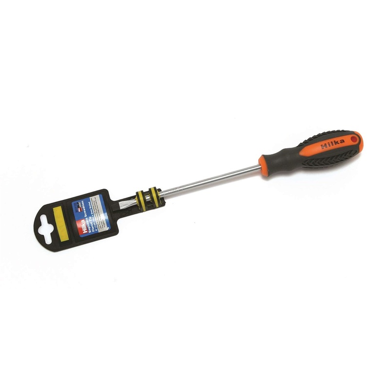 Hilka Engineers Screwdriver Flared Tip Slotted Pro Craft 6 (150 mm) x 6 mm