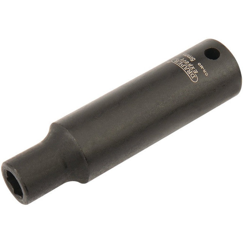 Draper 05065 Draper Expert HI-TORQ? 6 Point Deep Impact Socket, 1/4 Sq. Dr., 5mm