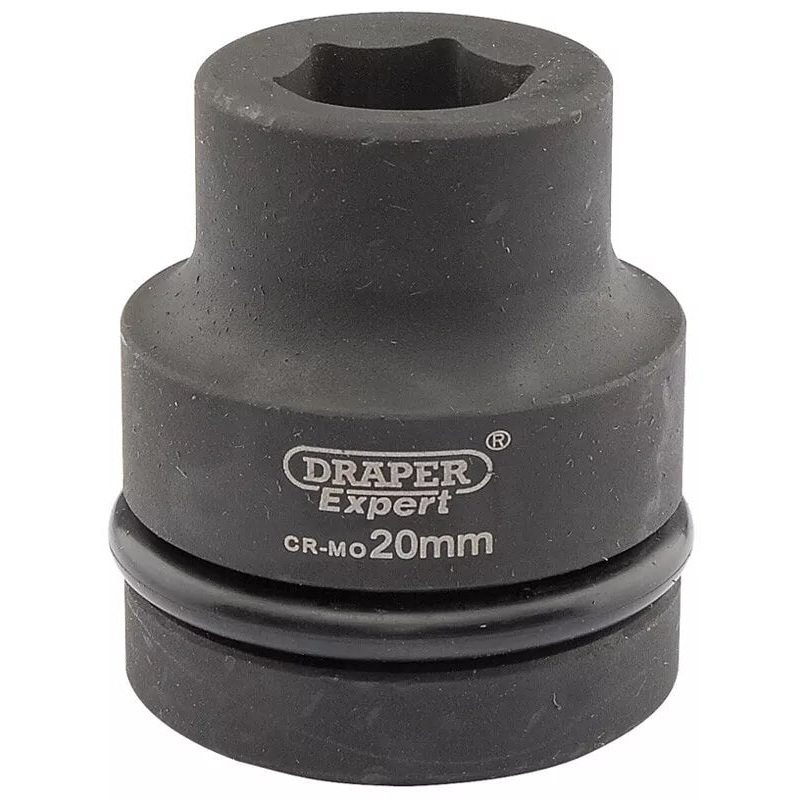 Draper 05101 HI-TORQ? 6 Point Impact Socket, 1 Sq. Dr., 20mm
