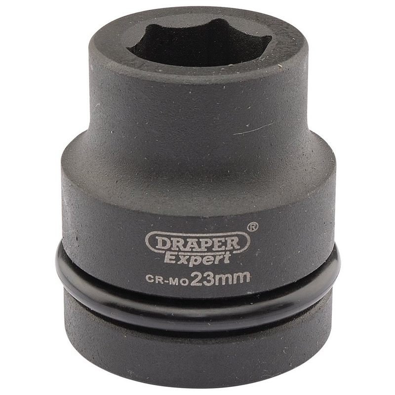 Draper 05104 HI-TORQ? 6 Point Impact Socket, 1 Sq. Dr., 23mm