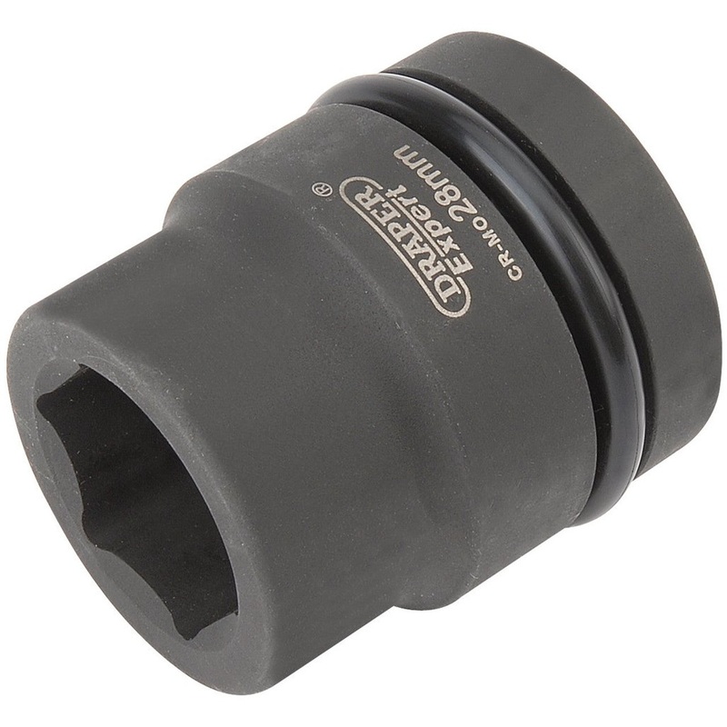 Draper 05109 HI-TORQ? 6 Point Impact Socket, 1 Sq. Dr., 28mm