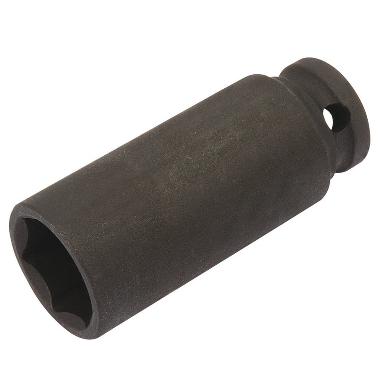 Draper 06892 HI-TORQ? 6 Point Deep Impact Socket, 3/8 Sq. Dr., 19mm