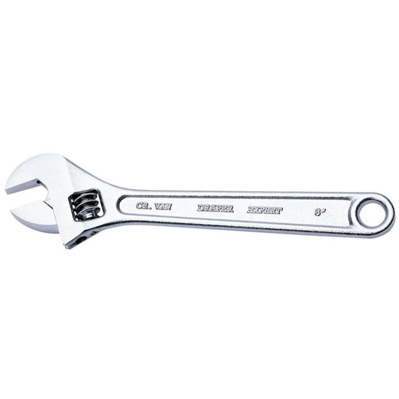 Draper 30055 Crescent-Type Adjustable Wrench, 200mm