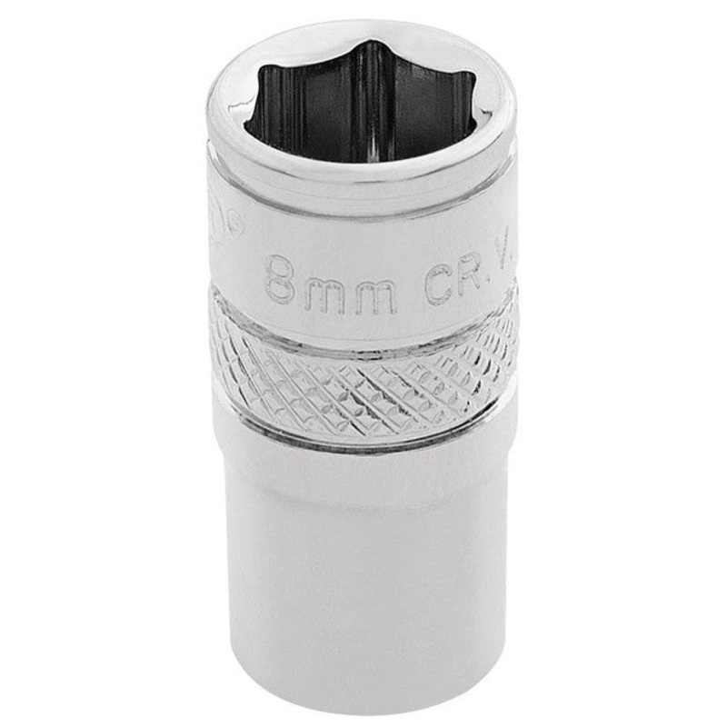 Draper 32536 HI-TORQ? 6 Point Socket, 1/4 Sq. Dr., 8mm
