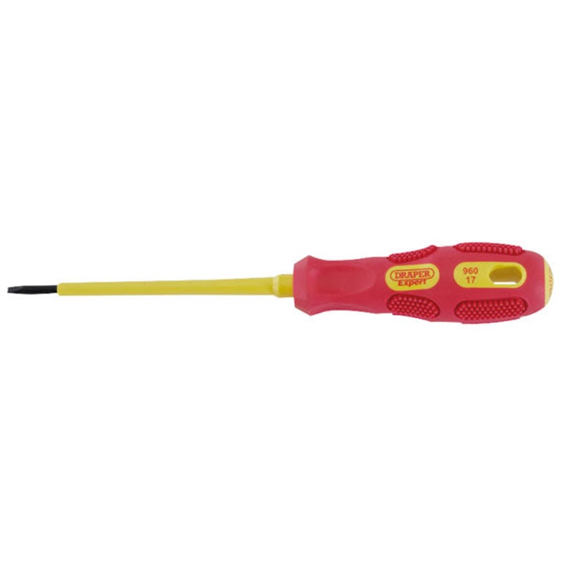 Draper 69211 2.5mm x 75 mm Fully Insulated Plain Slot Screwdriver