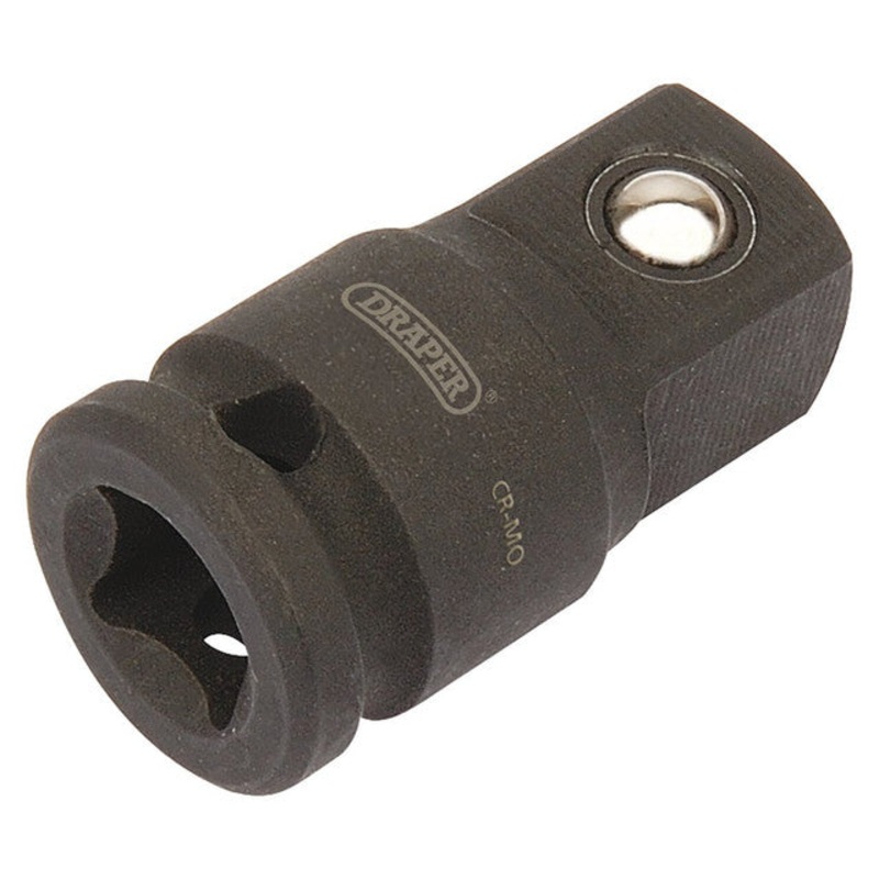 Draper 07021 Expert Impact Socket Converter, 1/4(F) x 3/8(M)