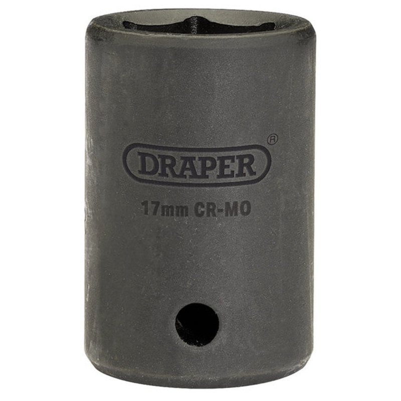 Draper Expert 28496 HI-TORQ Impact Socket, 1/2 Sq. Dr., 17mm