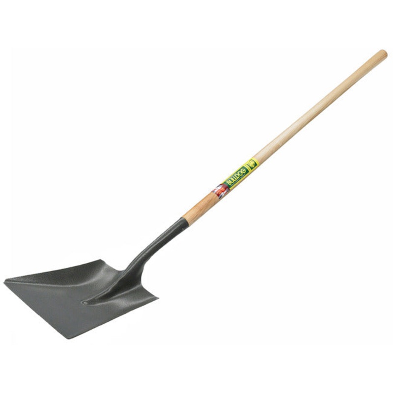 Bulldog 2213045470 Square Mouth Shovel 54, Head No.4, Long Ash Handle