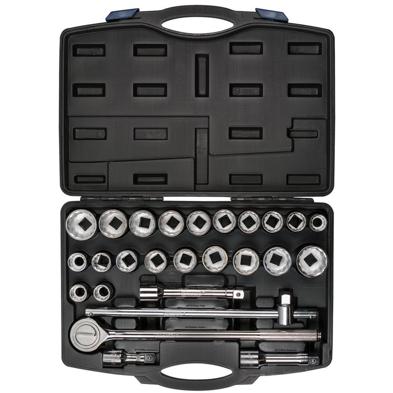 Draper 48329 3/4 Sq. Dr. Combined MM/AF Socket Set (26 Piece)