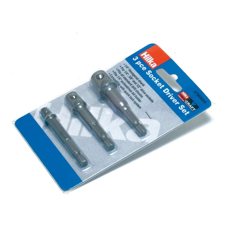 Hilka 3 Piece Socket Adaptor Pro Craft