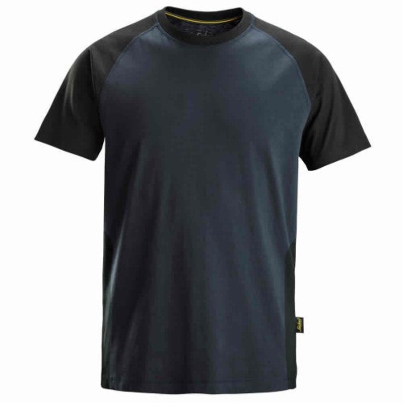Snickers 2550 Two-Coloured T-Shirt, Navy/Black