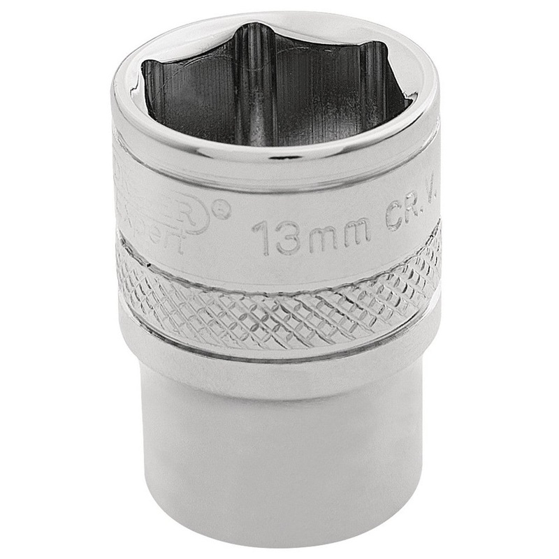 Draper 32633 1/4 Square Drive Hi-Torq 6 Point Socket (13mm)