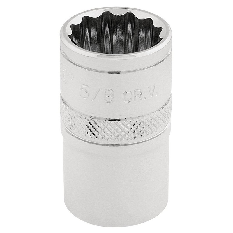 Draper 33641 5/8 AF 12 Point Socket 1/2Dr
