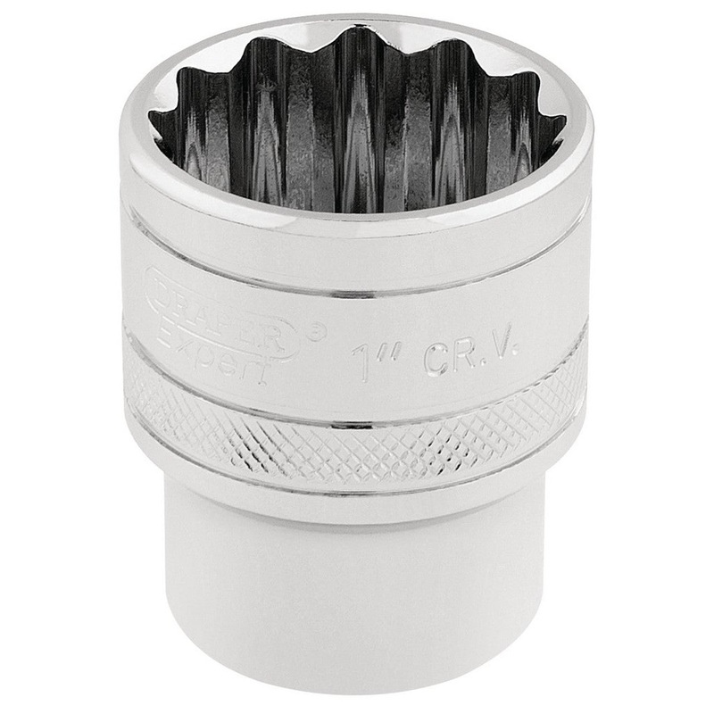 Draper 33725 1 HI-TORQ 12 Point Socket, 1/2 Sq. Dr