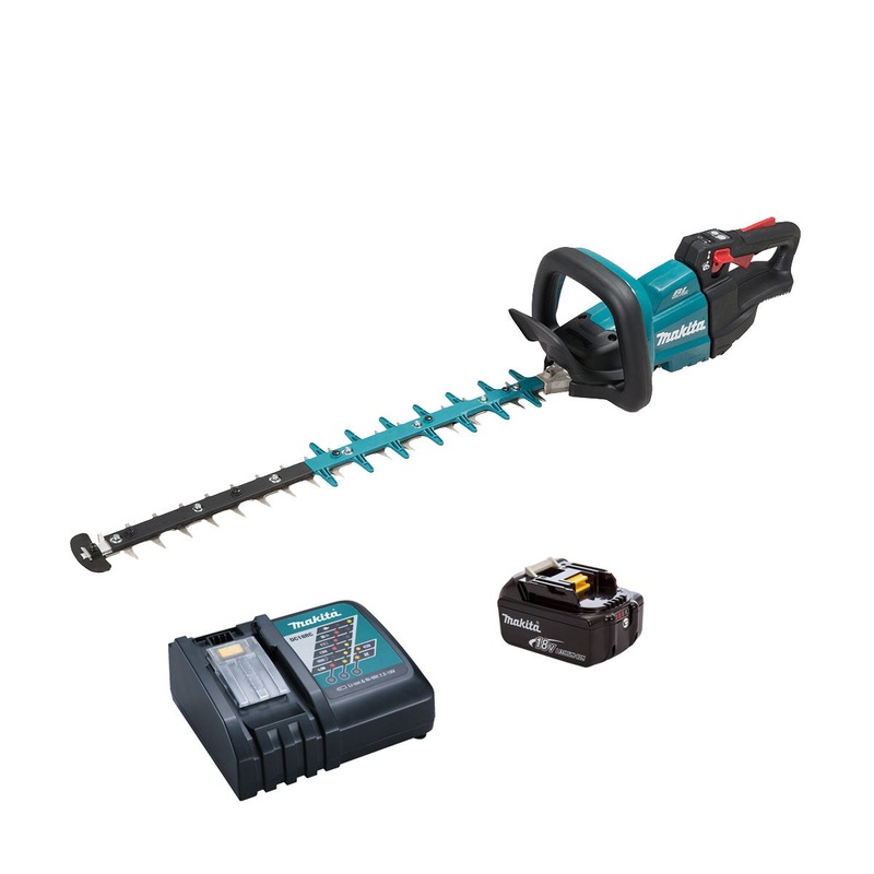 Makita DUH601 Single 18v Brushless Hedge Clipper 60cm – 1 x 5.0Ah + Charger