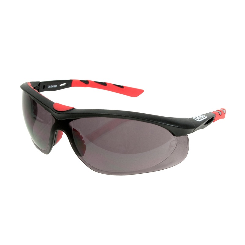 Oregon 572797 Safety Glasses (Black), Rubber Paddings